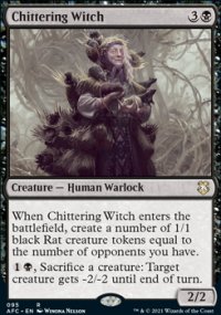 Chittering Witch - D&D Forgotten Realms Commander Decks