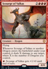 Scourge of Valkas - D&D Forgotten Realms Commander Decks