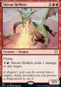 Shivan Hellkite - D&D Forgotten Realms Commander Decks