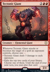 Tectonic Giant - D&D Forgotten Realms Commander Decks