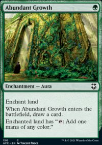 Abundant Growth - D&D Forgotten Realms Commander Decks