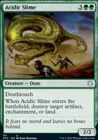 Acidic Slime - D&D Forgotten Realms Commander Decks