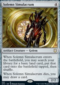 Solemn Simulacrum - D&D Forgotten Realms Commander Decks