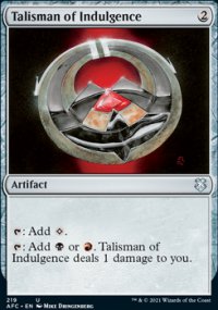 Talisman of Indulgence - D&D Forgotten Realms Commander Decks