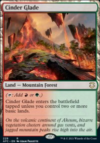 Cinder Glade - D&D Forgotten Realms Commander Decks