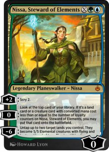 Nissa, Steward of Elements - Amonkhet Remastered