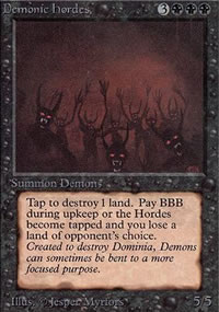 Hordes dmoniaques - 