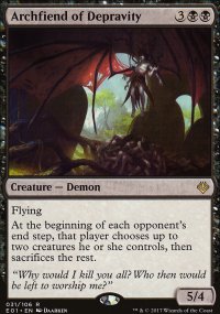 Archfiend of Depravity - Archenemy: Nicol Bolas decks