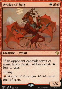 Avatar of Fury - Archenemy: Nicol Bolas decks