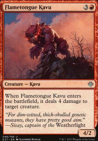 Flametongue Kavu - Archenemy: Nicol Bolas decks