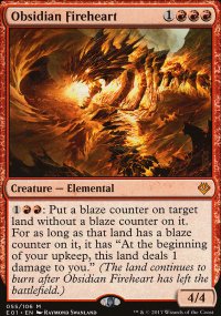 Obsidian Fireheart - Archenemy: Nicol Bolas decks