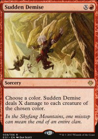 Sudden Demise - Archenemy: Nicol Bolas decks