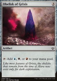 Obelisk of Grixis - Archenemy: Nicol Bolas decks