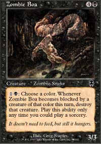 Boa zombie - 