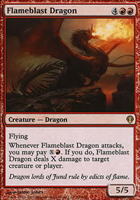 Dragon à la salve de flammes - 