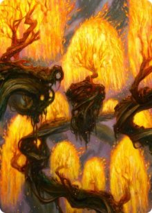 Grove of the Burnwillows - Art 1 - Zendikar Rising - Art Series