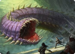 Purple Worm - Art 1 - D&D Forgotten Realms - Art Series