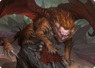 Manticore - Art 1 - D&D Forgotten Realms - Art Series