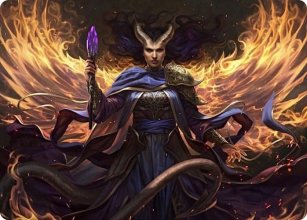 Farideh, Devil's Chosen - Art 1 - D&D Forgotten Realms - Art Series