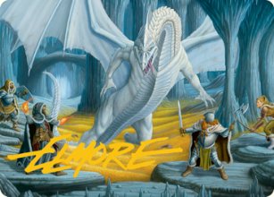 Grotte du dragon de givre - Illustration - 