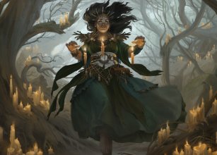 Envoûteuse du bosquet aux chandelles - Illustration - 