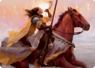 Cavalière de l'aurore - Illustration - 