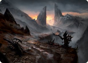 Contreforts hantés - Illustration - 