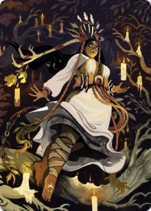 Envoûteuse du bosquet aux chandelles - Illustration - 