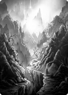 Mountain - Art 1 - Innistrad: Midnight Hunt - Art Series