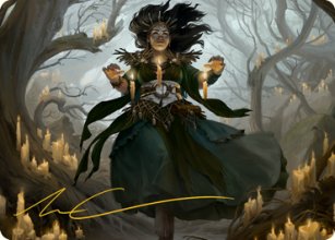 Envoûteuse du bosquet aux chandelles - Illustration - 