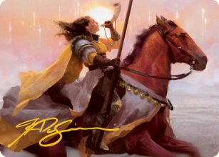 Cavalière de l'aurore - Illustration - 