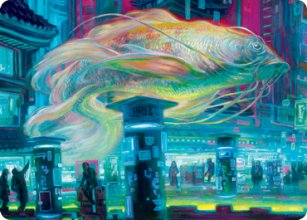 Carpe koï des airs - Illustration - 