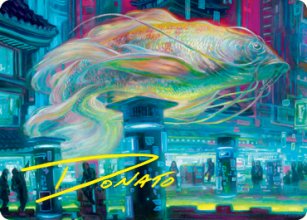 Carpe koï des airs - Illustration - 
