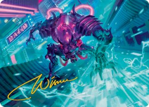 Mecha hackeur d'énergie - Illustration - 