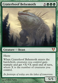 Craterhoof Behemoth - Avacyn Restored