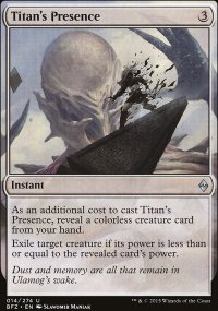 Titan's Presence - Battle for Zendikar