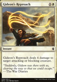 Gideon's Reproach - Battle for Zendikar