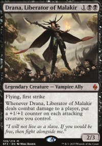 Drana, Liberator of Malakir - Battle for Zendikar