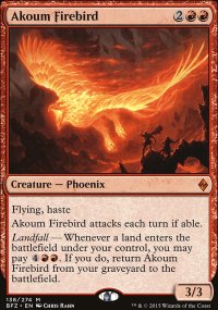 Akoum Firebird - Battle for Zendikar