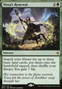 Nissa's Renewal - Battle for Zendikar