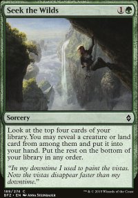 Seek the Wilds - Battle for Zendikar