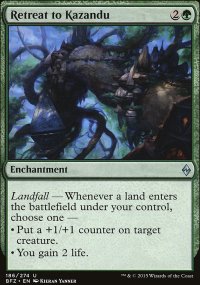 Retreat to Kazandu - Battle for Zendikar