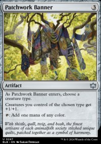 Patchwork Banner - Bloomburrow