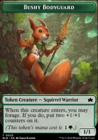 Bushy Bodyguard Token - Bloomburrow