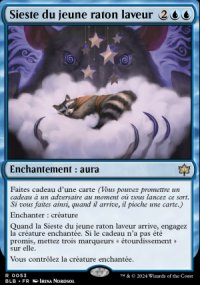 Sieste du jeune raton laveur - Bloomburrow