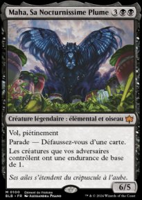 Maha, Sa Nocturnissime Plume - Bloomburrow