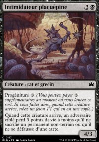Intimidateur plaqupine - Bloomburrow