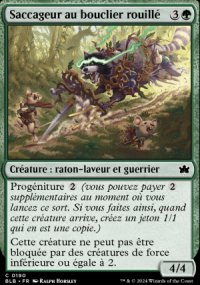 Saccageur au bouclier rouill - Bloomburrow