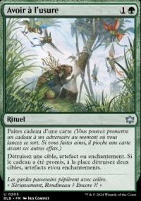 Avoir  l'usure - Bloomburrow