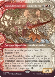 Mabel, hritire de Flamme du roc - Bloomburrow